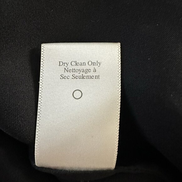 A.L.C. Women’s Sz 2 Sleeveless Black White Polka Dot Shift Lined Dress 100% Silk - Picture 13 of 13